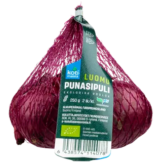 Kotimaista Mahe punane sibul 250 g