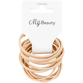 My Beauty juuksekummid beež väike 10tk