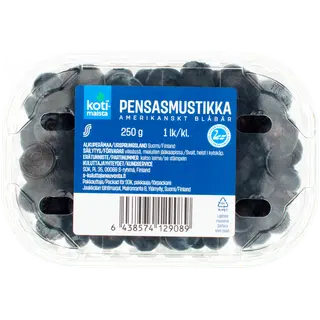 Mustikad 250 g Kotimaista