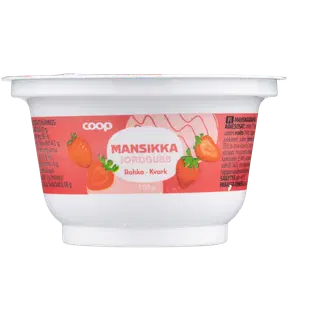 Coop maasika kohupiimakreem, 150 g
