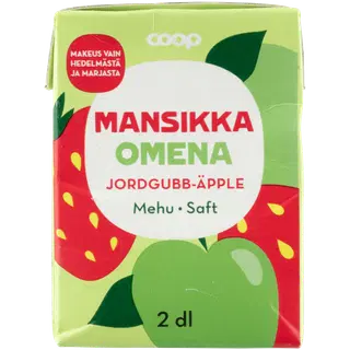 Coop maasika-õunajook 200 ml