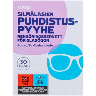 Coop prillipuhastuslapid 30tk