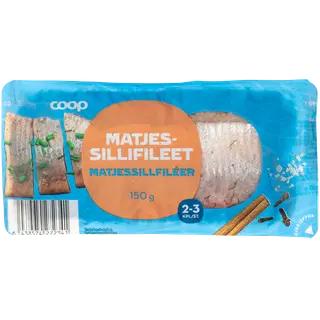 Coop Matjes-Heeringafileed 150G