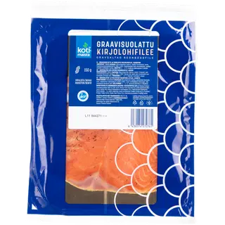 Kotimaista graaviforell viilutatud 150 g