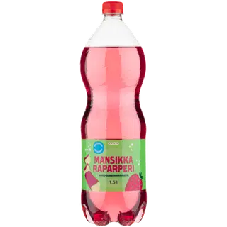 Coop maasika-rabarberi karastusjook suhkruvaba 1,5 l