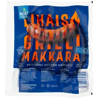Kotimaista liharikas grillvorst 400 g