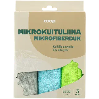 Mikrokiudlapp Coop 3tk
