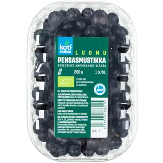 Mahe mustikas 200g Kotimaista