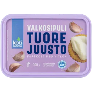 Kotimaista toorjuust küüslauguga, 200 g