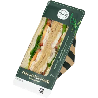 Herkku kana ja Caesari salatiga võileib, 215 g