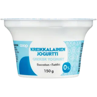 Coop Kreeka jogurt 0%, 150g