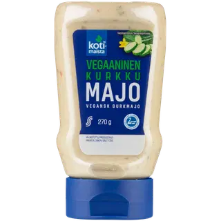 Kotimaista Vegan kurgimajonees 270g