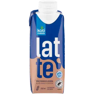 Kotimaista piimakohvijook latte 250 ml