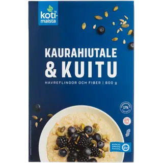 Kotimaista kiirkaerahelbed&kliid 800 g