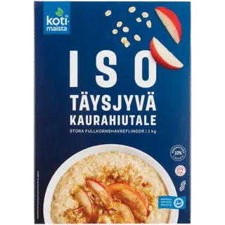 Kotimaista suured täisterakaerahelbed 1kg