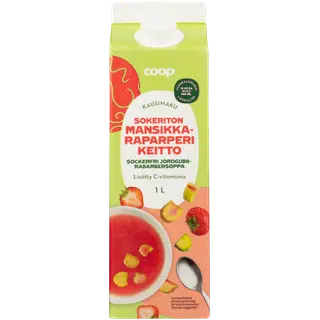 Coop maasika-rabarberikissell, 1l