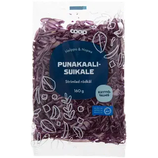 Riivitud punane kapsas Coop 160 g