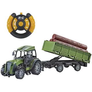 Traktor ja metsaveohaagis rc