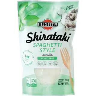 Miyata Shirataki gluteenivabad nuudlid, 270 g