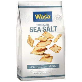 Wasa krõbedad kreekerid meresoolaga 180g