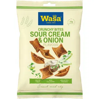 Wasa krõbedad näkileivad hapukoore-sibula, 100g