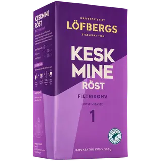 Filtrikohv keskmine röst 500 g