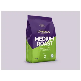 Kohvioad keskm.röst LÖFBERGS 1kg