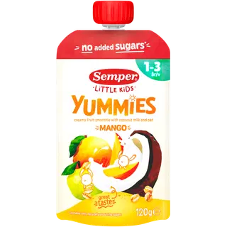 Semper Yummies smuuti mango 120g 1-3a