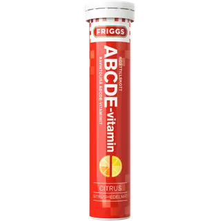 Friggs joogitabletid vitamiinidega ABCDE 80g 20tk
