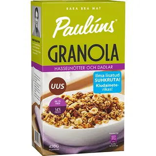 Paulúns Granola sarapuupähklite ja datlitega 450 g