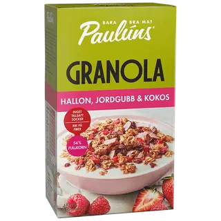 Paulúns Granola vaarika maasika ja kookosega 450 g