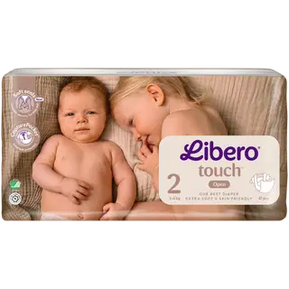 Libero Touch S2 teipmähkmed 47tk, 3-6 kg