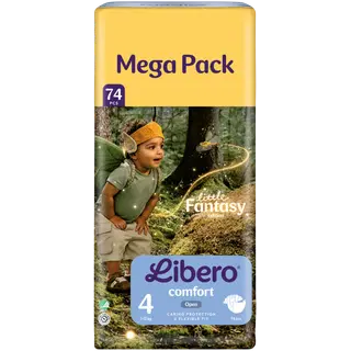 Libero Comfort S4 teipmähkmed, 74tk, 7-12kg