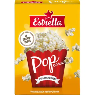 Estrella Mikropopkorn võimaitseline 3-pakk 240g