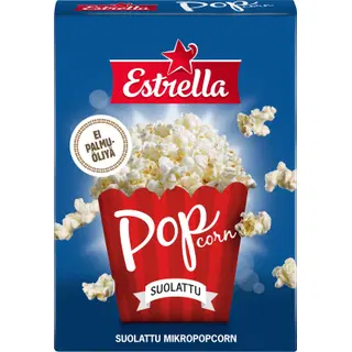 Estrella soolaga Mikropopkorn 3-pakk 240g