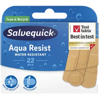 Plaaster Salvequick Aqua Resist 22tk