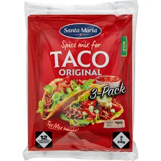 Santa Maria maitseainesegu tortilja- ja takotäidistele, 3 × 28 g