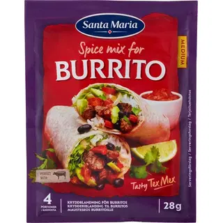 Burrito maitseainesegu Santa Maria 28g