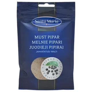 Jahvatatud must pipar Santa Maria 45g