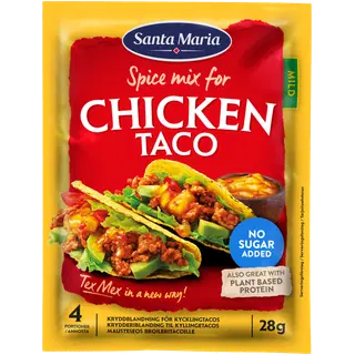 Taco maitseainesegu kanale Santa Maria 28g