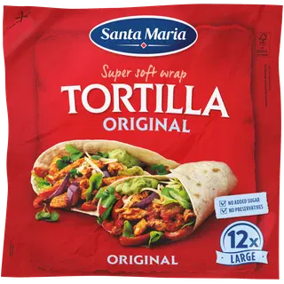 Santa Maria Original Large tortilja, 12 tk 742 g