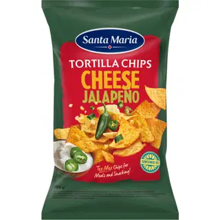 Santa Maria  tortilla krõpsud juustu ja jalapenoga 185g