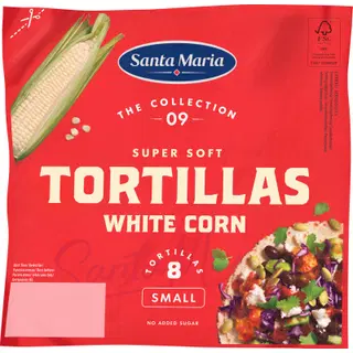 Santa Maria valge maisi tortillad, 8 tk, 208 g