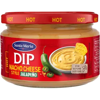Santa Maria juustu ja jalapenoga maitsestatud dipikaste 250g