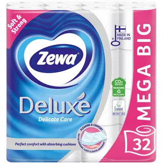 Tualettpaber Zewa Deluxe 3-kihiline 32 rulli