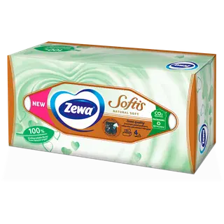 Taskurätik karbis Zewa Softis Natural Soft 4-kihiline 80tk