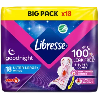 Libresse Ultra Night hügieeniside 18tk