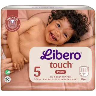 Libero Touch püksmähkmed S5 27tk 9-14 kg