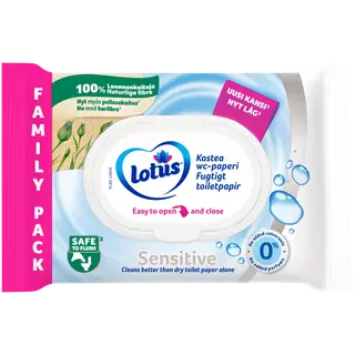 Lotus Sensitive niiske tualettpaber 80tk