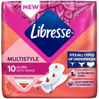 Hügieeniside. Libresse Ultra Multistyle 10tk